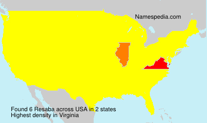 Surname Resaba in USA Surname Resaba in USA