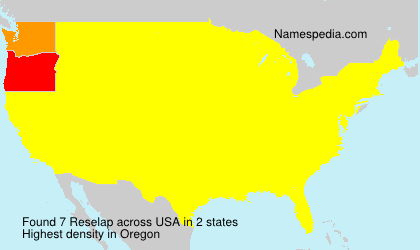 Surname Reselap in USA Surname Reselap in USA