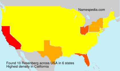 Surname Resenberg in USA Surname Resenberg in USA