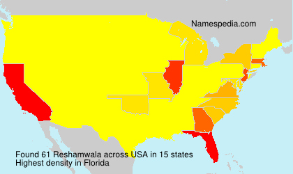 Surname Reshamwala in USA Surname Reshamwala in USA