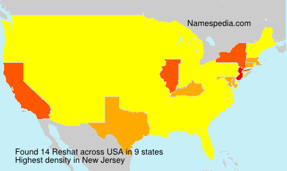 Surname Reshat in USA Surname Reshat in USA