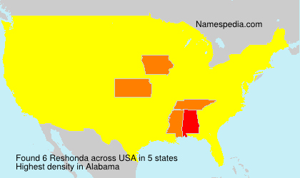 Surname Reshonda in USA Surname Reshonda in USA