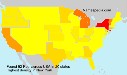Surname Resi in USA Surname Resi in USA