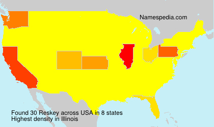 Surname Reskey in USA Surname Reskey in USA
