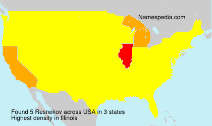 Surname Resnekov in USA Surname Resnekov in USA