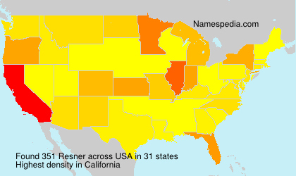 Surname Resner in USA Surname Resner in USA