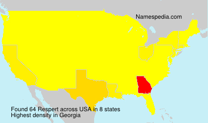 Surname Respert in USA Surname Respert in USA
