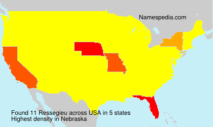 Surname Ressegieu in USA Surname Ressegieu in USA