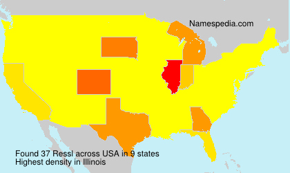 Surname Ressl in USA Surname Ressl in USA