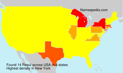 Surname Resul in USA Surname Resul in USA