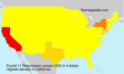 Surname Resurrecion in USA