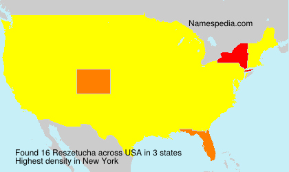 Surname Reszetucha in USA Surname Reszetucha in USA