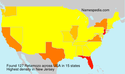 Surname Retamozo in USA Surname Retamozo in USA