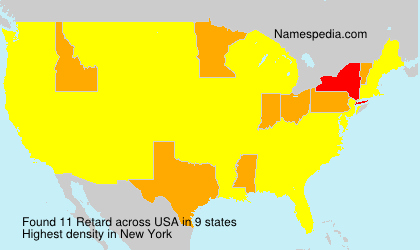 Surname Retard in USA Surname Retard in USA