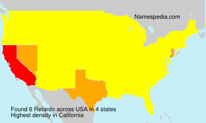 Surname Retardo in USA Surname Retardo in USA