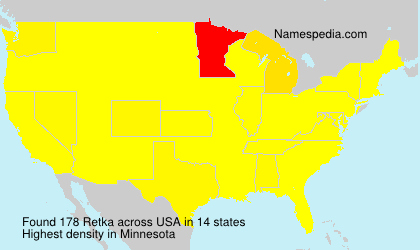 Surname Retka in USA Surname Retka in USA