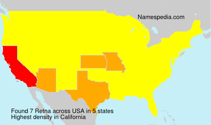 Surname Retna in USA Surname Retna in USA