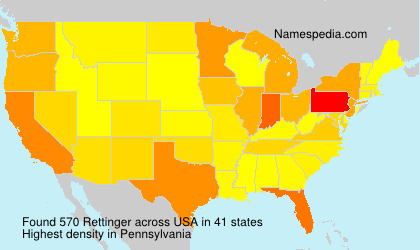 Surname Rettinger in USA Surname Rettinger in USA