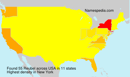 Surname Reubel in USA Surname Reubel in USA