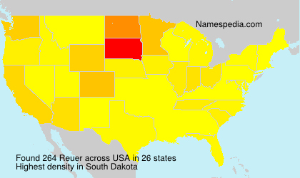 Surname Reuer in USA Surname Reuer in USA