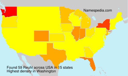 Surname Reuhl in USA Surname Reuhl in USA