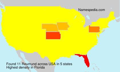 Surname Reumund in USA Surname Reumund in USA
