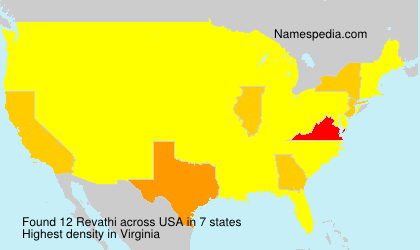 Surname Revathi in USA Surname Revathi in USA