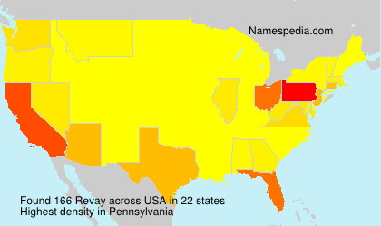Surname Revay in USA Surname Revay in USA