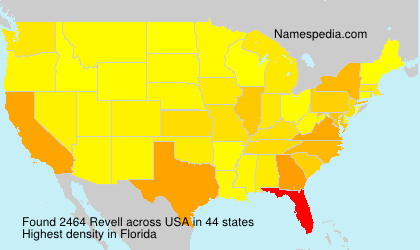 Surname Revell in USA Surname Revell in USA