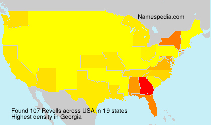 Surname Revells in USA Surname Revells in USA