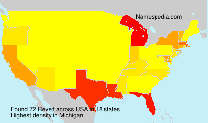 Surname Revett in USA Surname Revett in USA