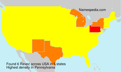 Surname Revez in USA Surname Revez in USA
