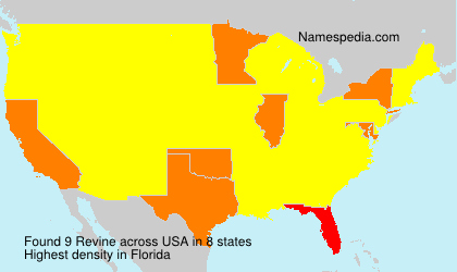 Surname Revine in USA Surname Revine in USA