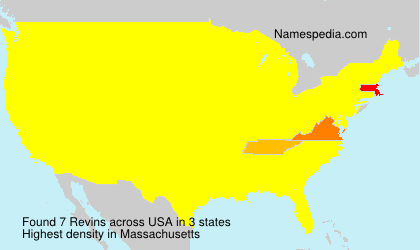 Surname Revins in USA Surname Revins in USA