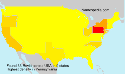 Surname Revitt in USA Surname Revitt in USA