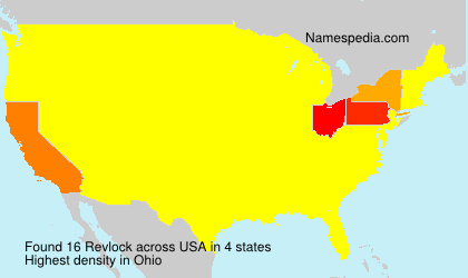 Surname Revlock in USA Surname Revlock in USA
