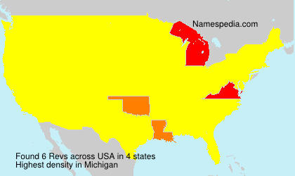 Surname Revs in USA Surname Revs in USA