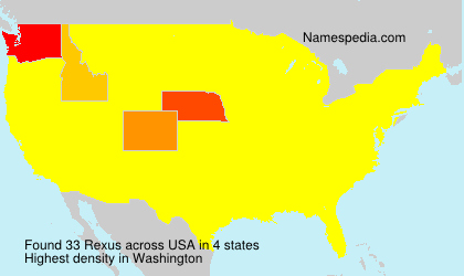 Surname Rexus in USA Surname Rexus in USA