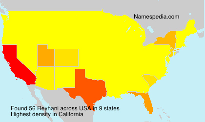Surname Reyhani in USA Surname Reyhani in USA