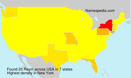 Surname Reym in USA Surname Reym in USA