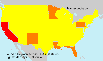 Surname Reymon in USA