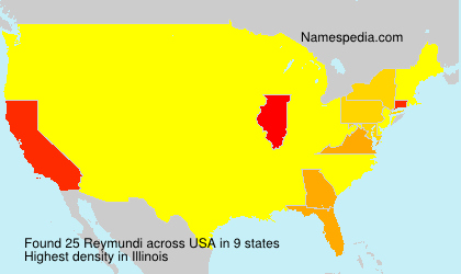 Surname Reymundi in USA Surname Reymundi in USA