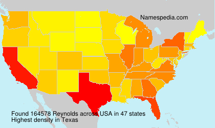 Surname Reynolds in USA Surname Reynolds in USA