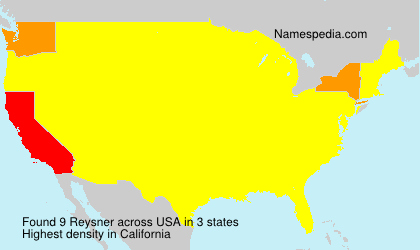 Surname Reysner in USA Surname Reysner in USA
