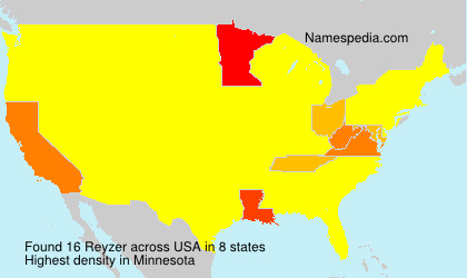 Surname Reyzer in USA Surname Reyzer in USA