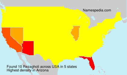 Surname Rezagholi in USA Surname Rezagholi in USA