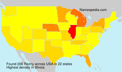 Surname Rezny in USA Surname Rezny in USA