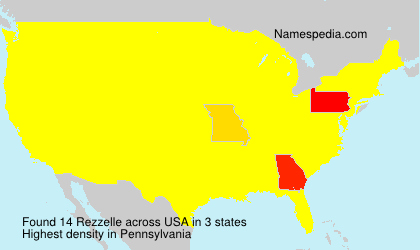 Surname Rezzelle in USA Surname Rezzelle in USA