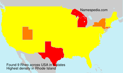Surname Rheo in USA Surname Rheo in USA