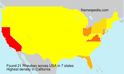 Surname Rheuban in USA Surname Rheuban in USA